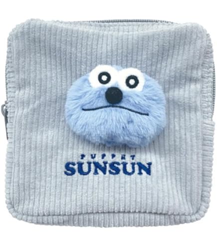 Amazon | パペットスンスン ぬいぐるみ付きポーチ ノンノン | バッグ